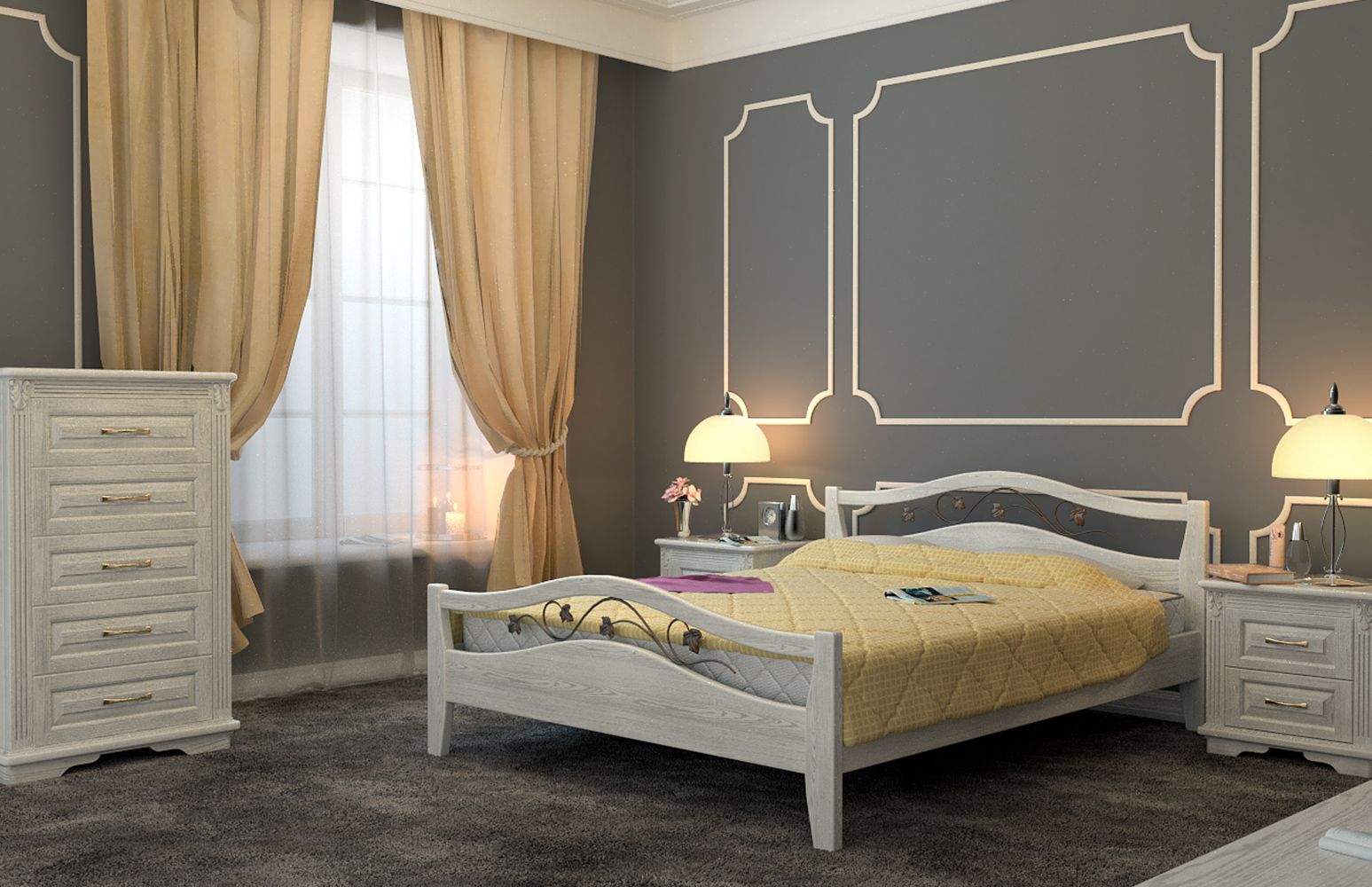 Кровать Dreamline Верона (ясень) изображен в другом виде